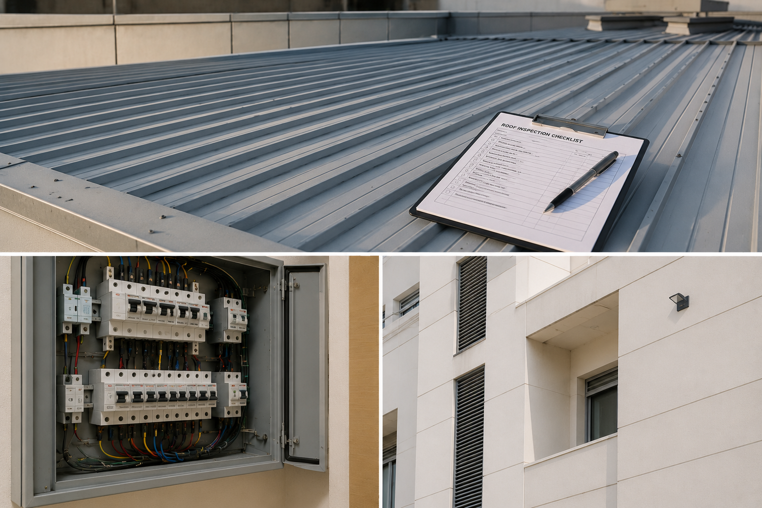 al wefaq building maintenance roof inspection electrical services qatar