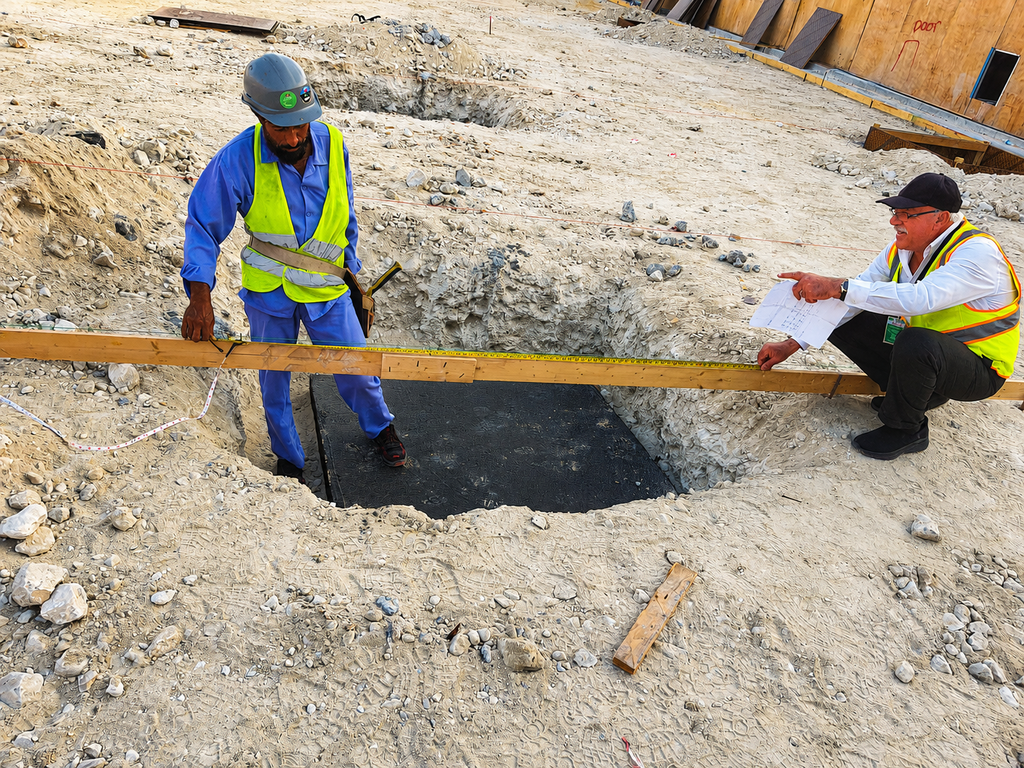 construction site supervision doha qatar