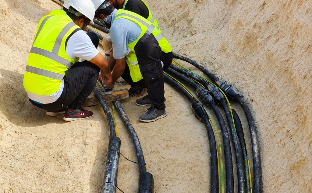 underground cable installation doha qatar